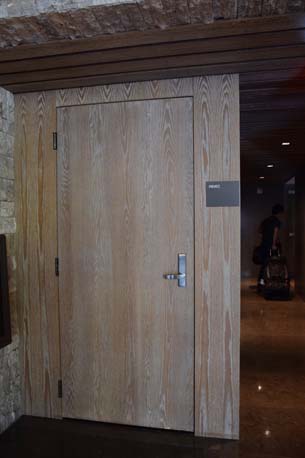 Brickell City Center wood door 2