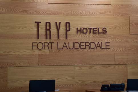 TRYP Hotel indoor sign horizontal